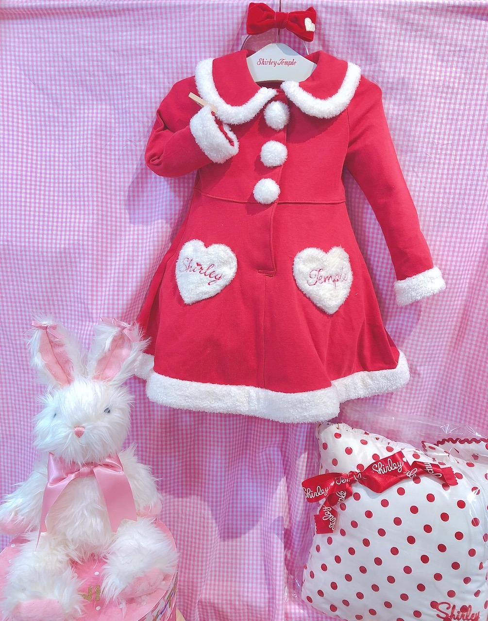 人気ショップ ShirleyTemple サンタ 衣装 ShirleyTemple ベビー服(~95cm)