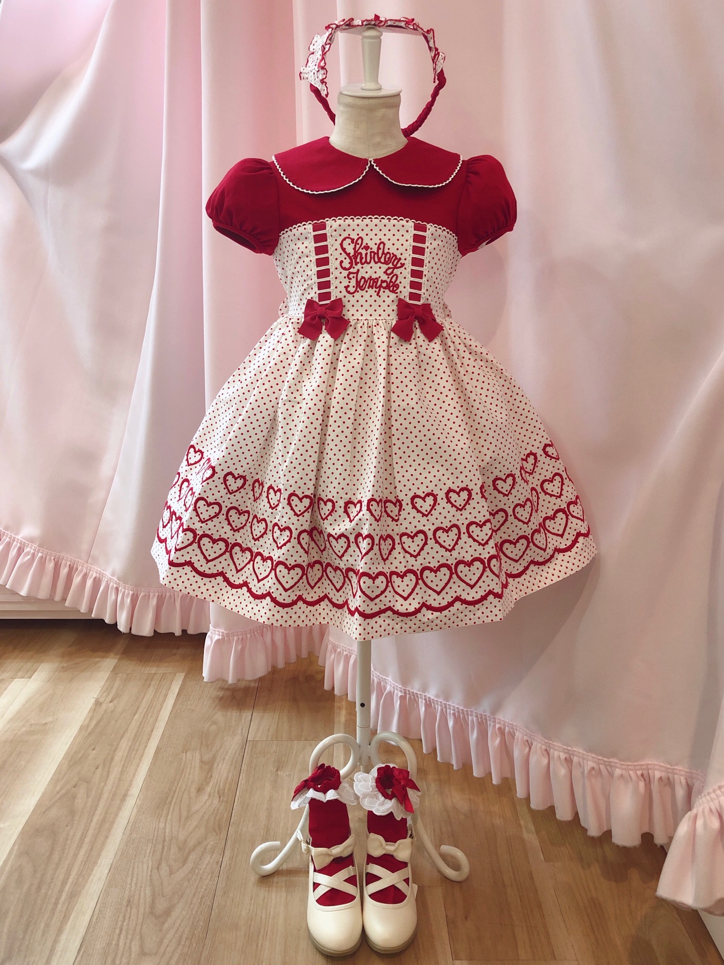 ビジネスバック シャーリーテンプル 阪急限定Heart embroidery Dress