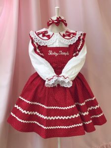 キッズ服女の子用(90cm~)シャーリーテンプル  阪急限定　ワンピース