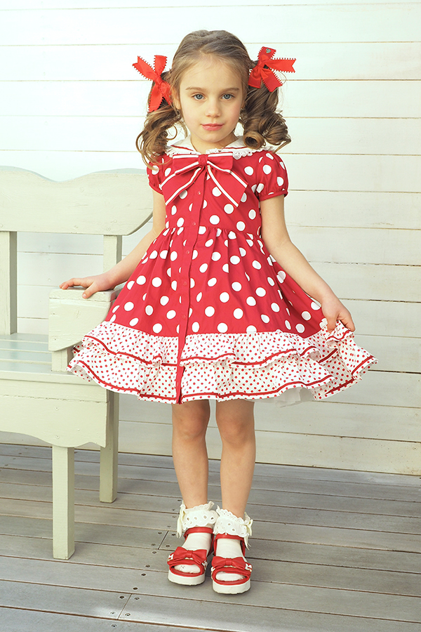 ドットセーラーワンピースEC限定色発売♡ShirleyTemple Onlinestore 