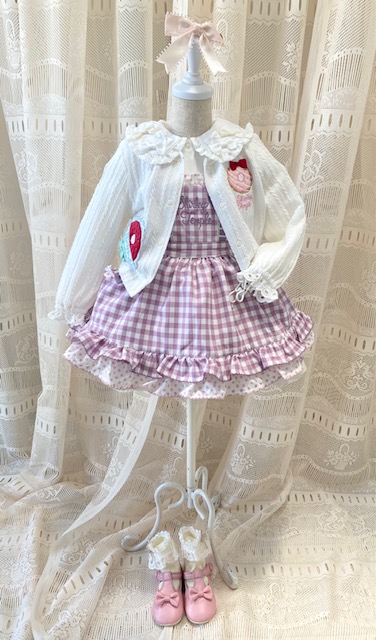 キッズ/ベビー/マタニティ♡269♡シャーリーテンプル♡ドット♪４段フリル♡サンドレス♪♡120cm♡