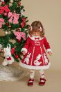 10-916 50周年うさぎクリスマスワンピース <br>(★アカ) <br>・BABY￥28,380-(90cm) <br>・TODDLER￥30,580～(100～140cm) <br>10-529うさぎモチーフクリップ <br>(ピンク/★アカ)￥4,400-(Fサイズ) <br>11-927うさぎロゴハイソックス <br>(★アイボリー)￥3,850-(11～20cm) <br>10-523布リボンストラップシューズ <br>(ピンク/★アカ/クロ)￥11,880～(14～21㎝） <br>11-924お座りうさぎバッグ <br>(★オフ白)￥15,180-(Fサイズ）